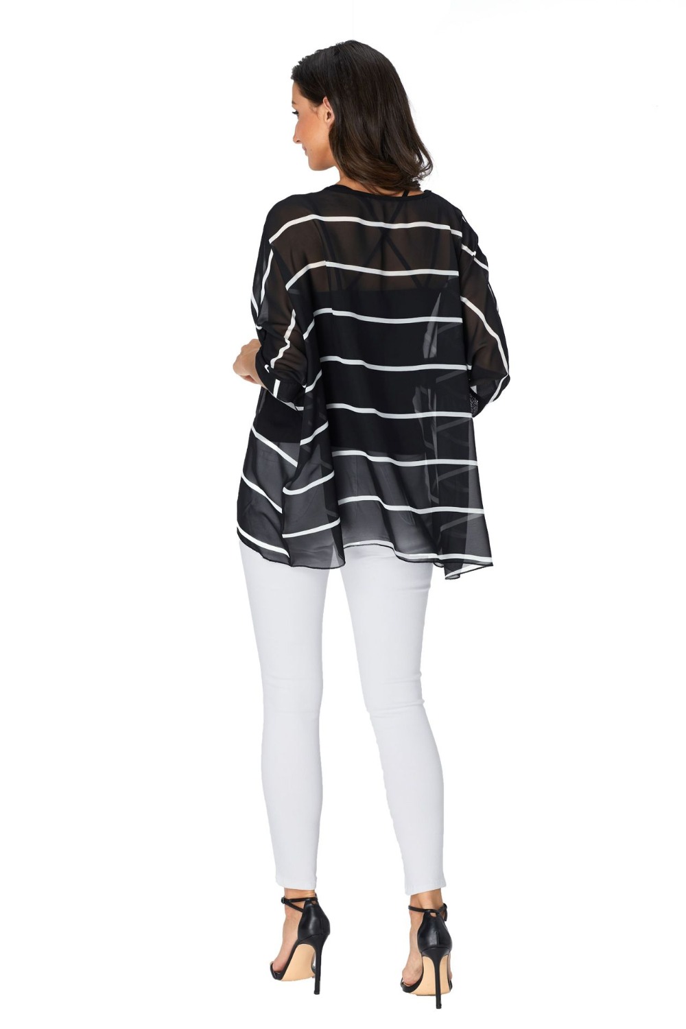 Plus size women's sunscreen bikini blouse