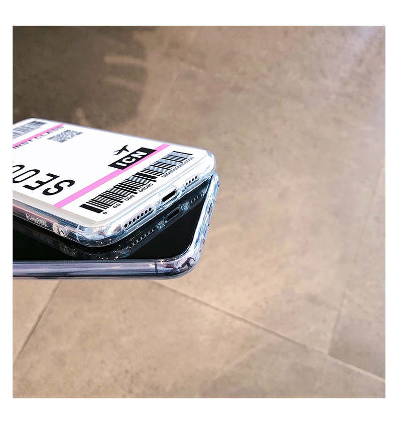Boarding pass phone case