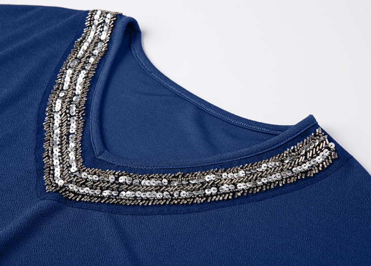 Bat sleeve loose dress