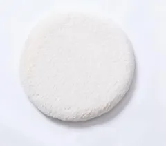 Faux Fur Memory Foam Cushion - White - View 1