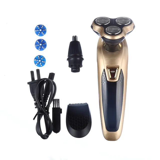 Three cutter electric shaver Gold - Shop at LoveMi