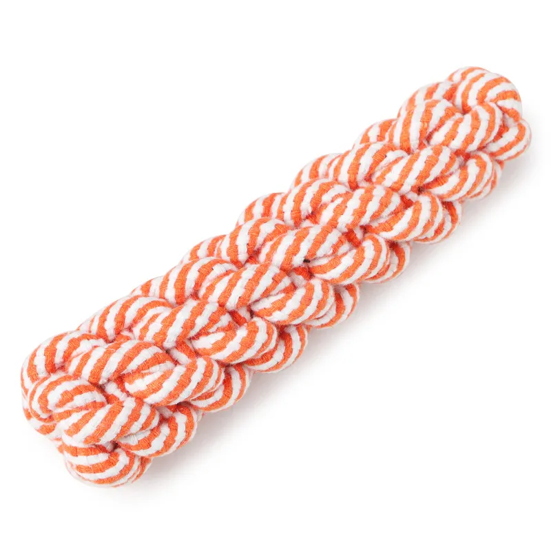 Striped cotton rope pet toy – image 6