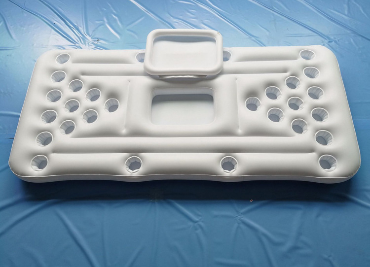 Inflatable Beer Pong Buoy. Pool Beer Pong inflatable mattress. inflatable drinking game — foto 3