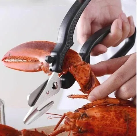 Multifunctional kitchen scissors - Black