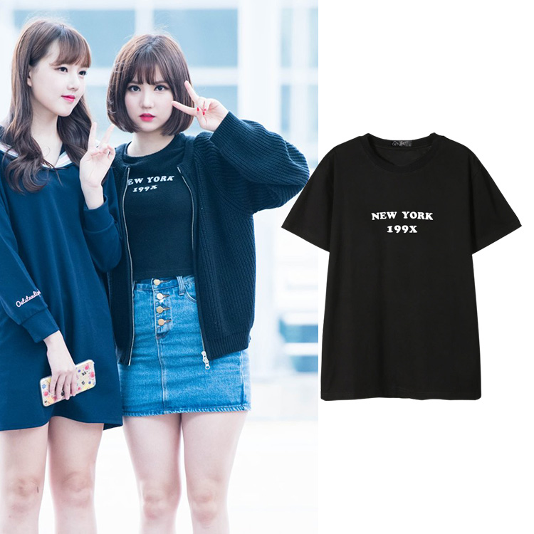 Round neck wild short sleeve