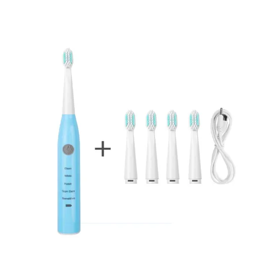 Rechargeable electric toothbrush Blue - Shop at LoveMi
