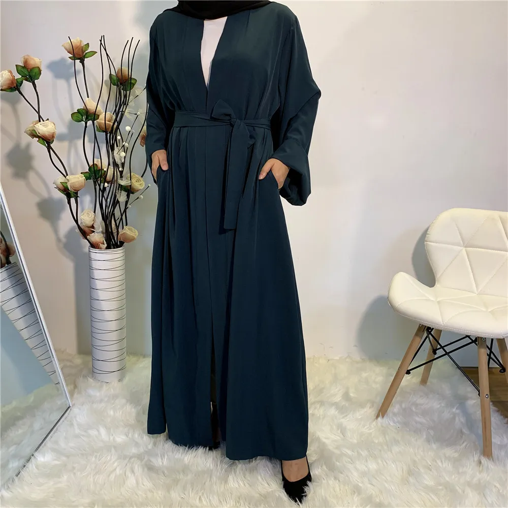 Cardigan Dubai Robe - Army Green