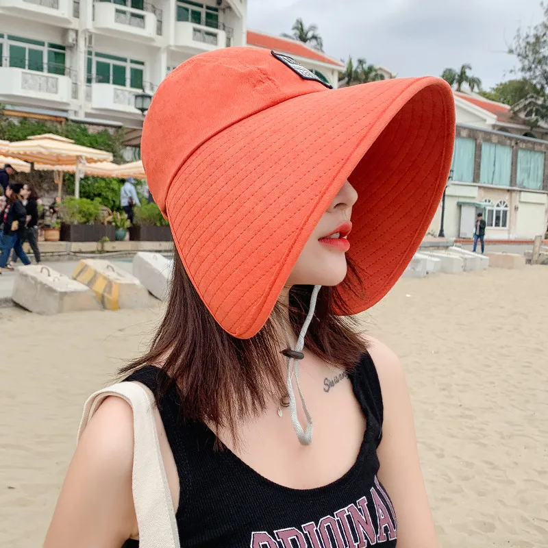Korean-style tide-covered fisherman hat - Orange