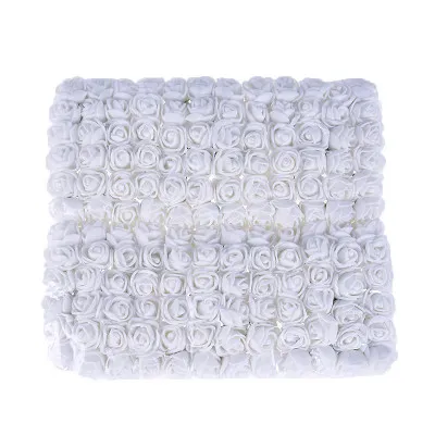 Mini roses 144 artificial flowers for floral arrangement - Pure White