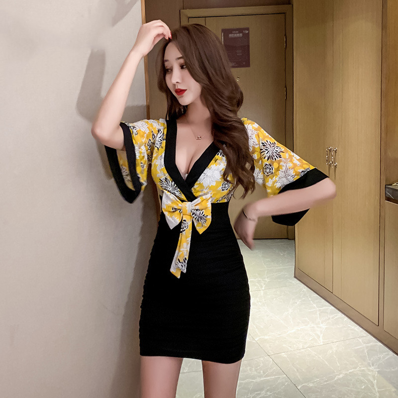 Bag hip dress autumn was thin women