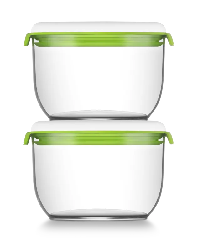 Vacuum food portable lunch box - Green
