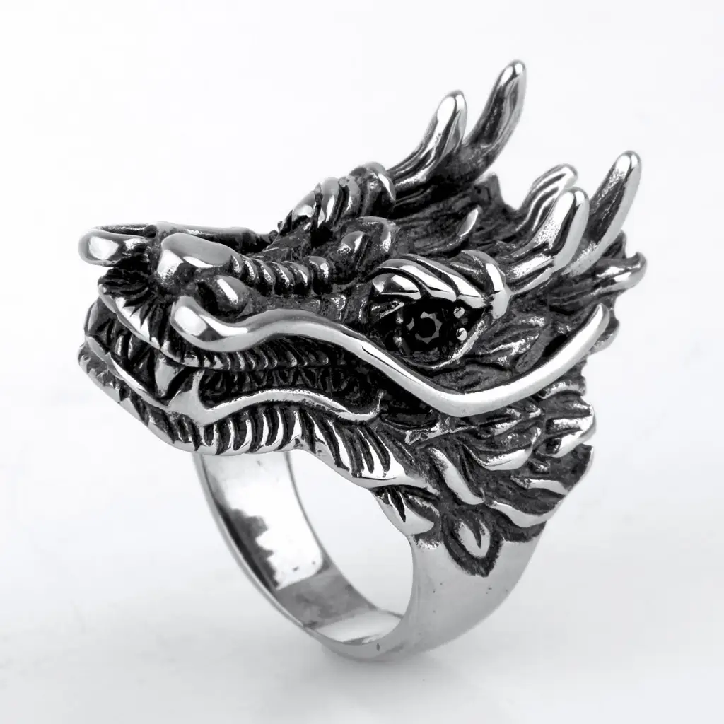 European and American stainless steel ring