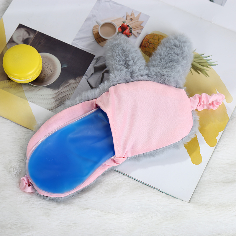 Animal eye mask with plush ice