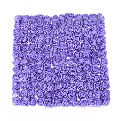 Mini roses 144 artificial flowers for floral arrangement Purple - Shop at LoveMi
