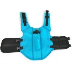 Large and small dog tide brand pet swimsuit - Blue - View 1