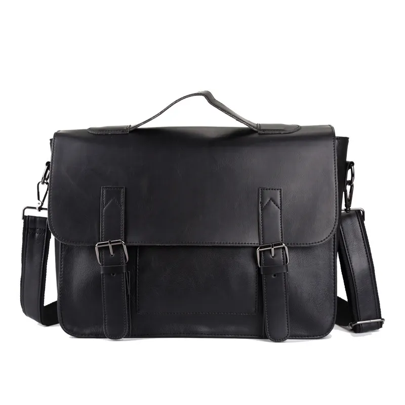Men's casual shoulder bag - Black