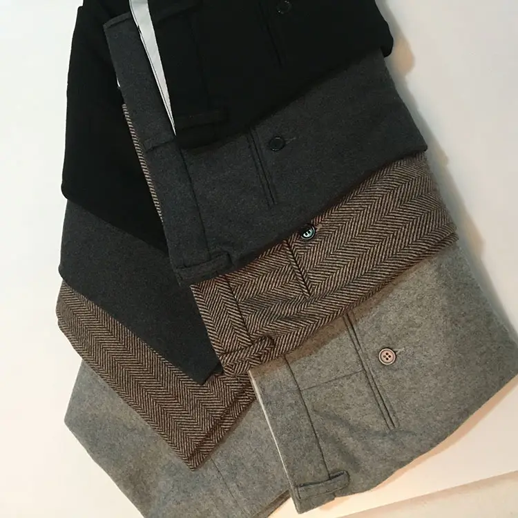 British retro casual trousers