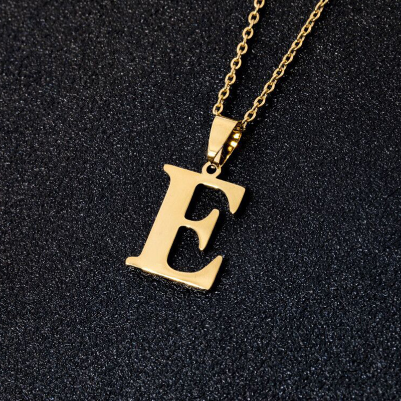 DIY personality letter necklace letter