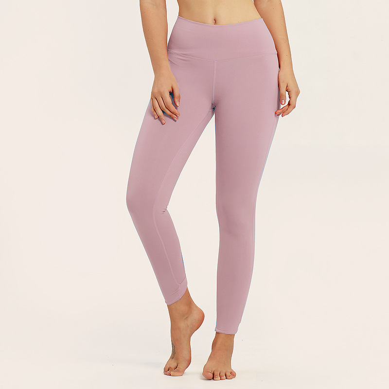 High waist quick dry running pants yoga pants Pink - Shop at LoveMi