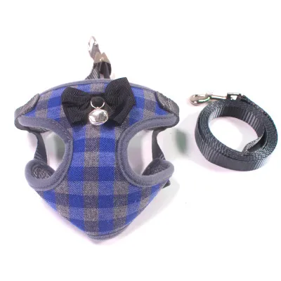 Small dog leash chest strap Blue - Shop at LoveMi
