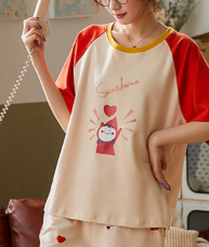 Cartoon home service suit