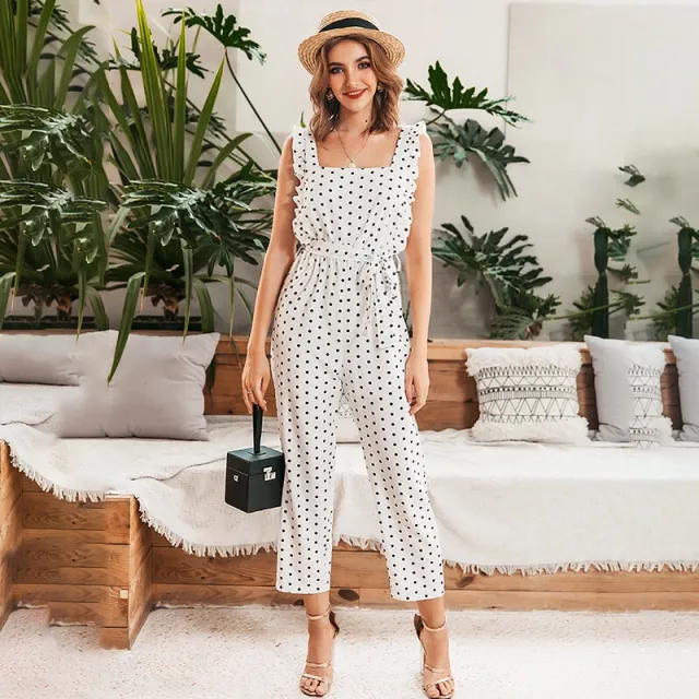 Design sense Chiffon Jumpsuit women White - Shop at LoveMi