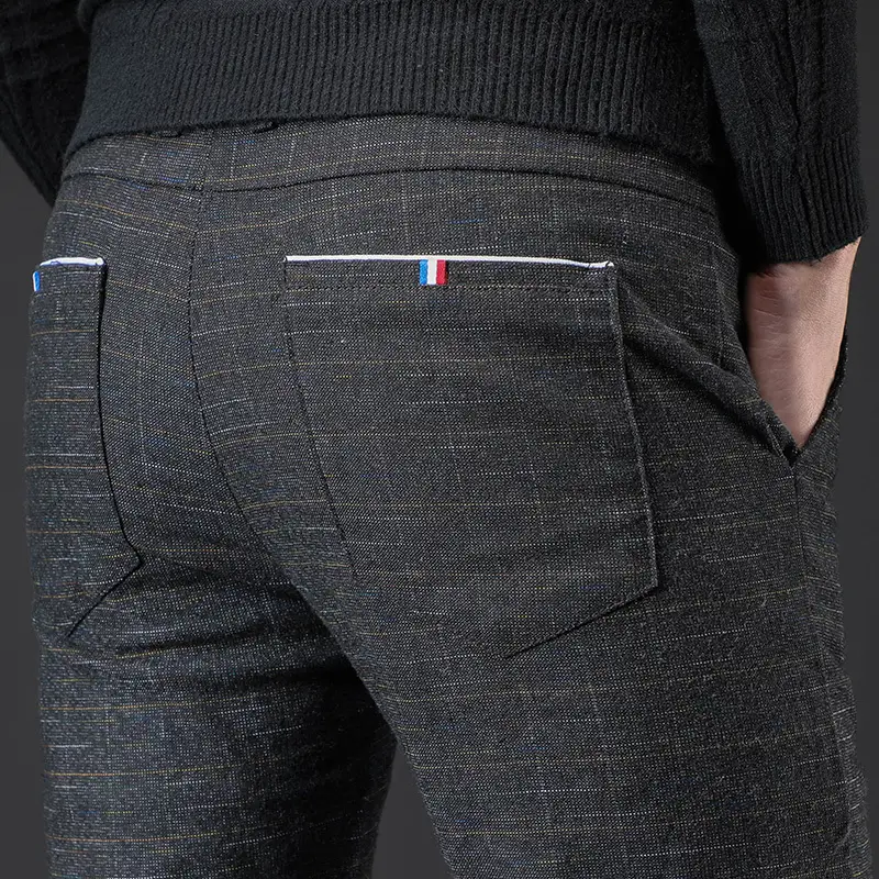 Men's Fashion And Comfort Business Thick Long Pants