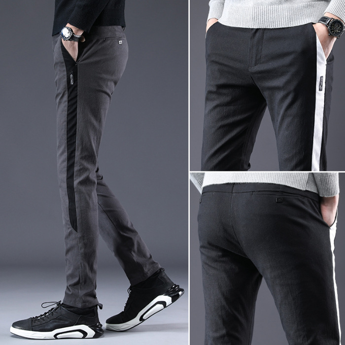 Men's cotton casual pants
