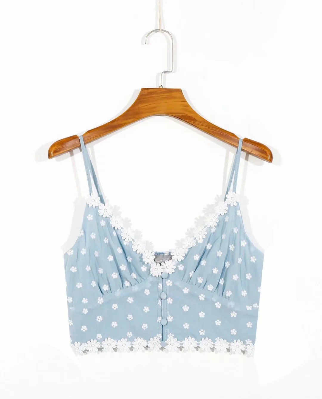 V-neck breasted vest