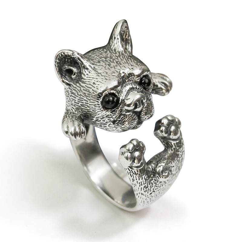 Dog shaped ring
