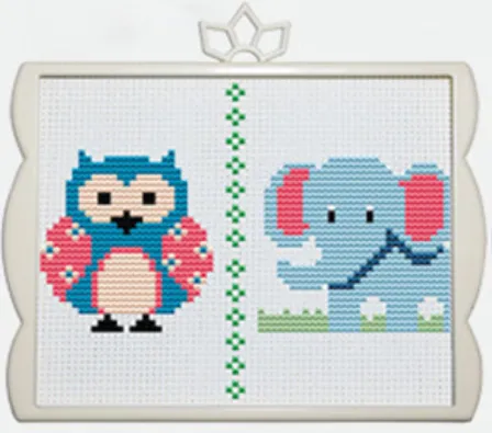 Ccross stitch with frame Style C - Shop at LoveMi