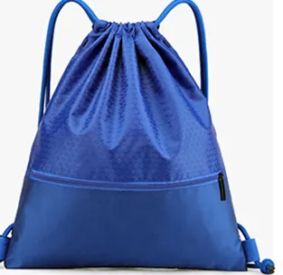 Lightweight and fashionable drawstring bag - Blue