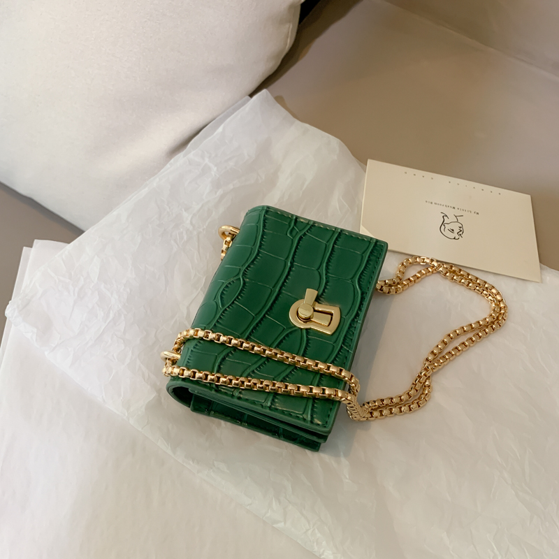 Textured mini bag Green - Shop at LoveMi