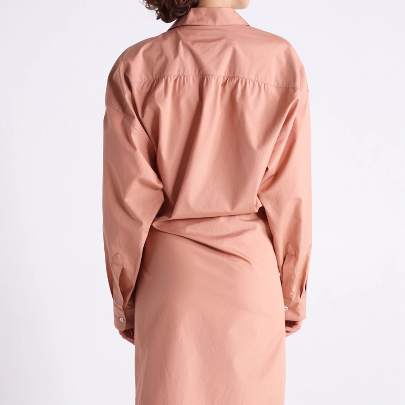 Irregular dress with high waist