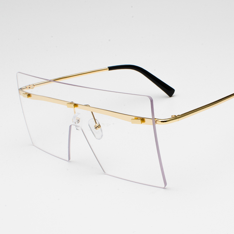 Transparent gold frame