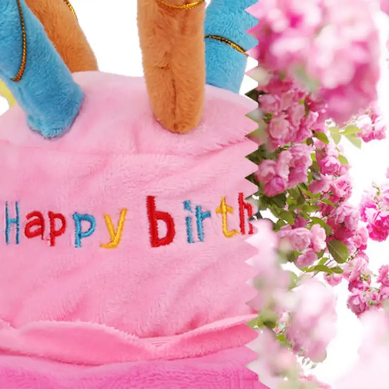 Dog birthday cake hat