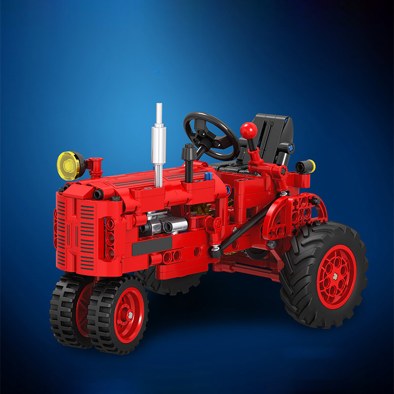 Helicopter assembling building blocks