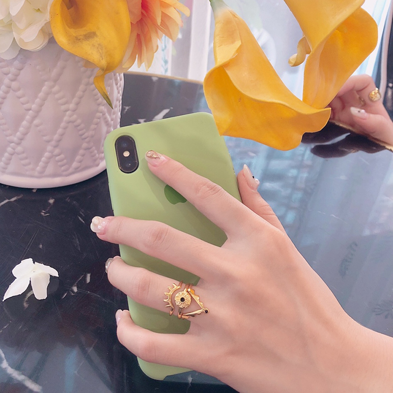 Female devil's eye combination ring