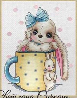 Rabbit style cross stitch set - Shop at LoveMi