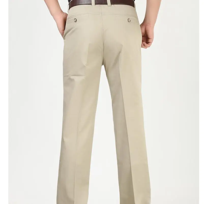 Summer thin straight trousers