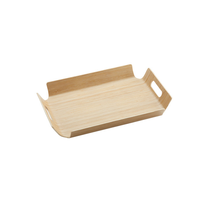 Wooden portable bread tray