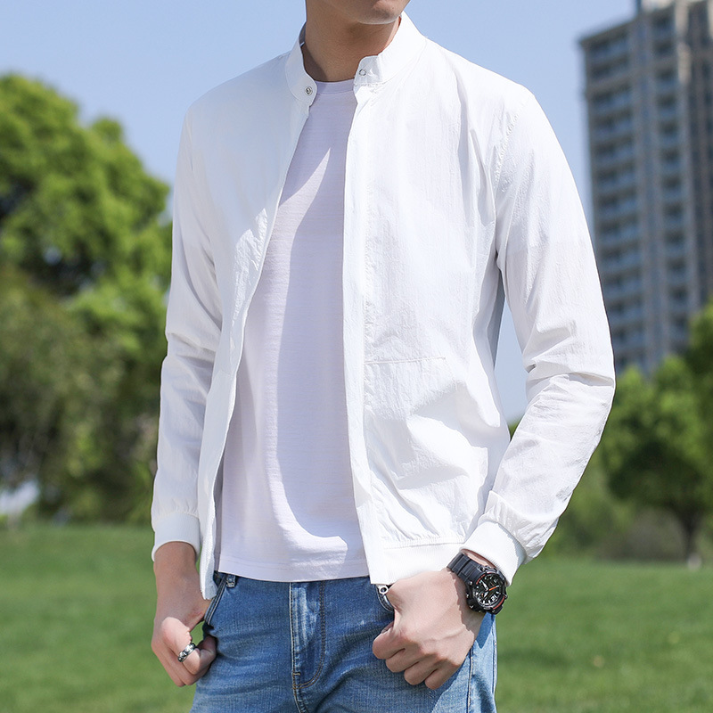 Fashionable handsome skin coat simple