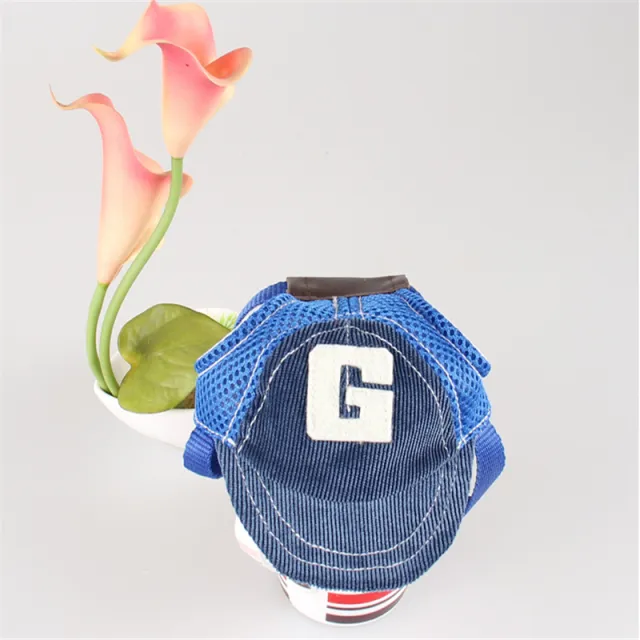 G shaped embroidered dog hat Blue - Shop at LoveMi