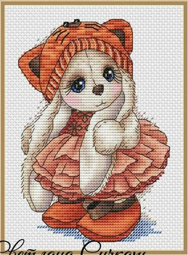 Rabbit style cross stitch set - Shop at LoveMi