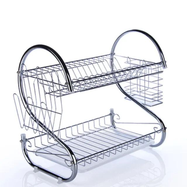 Stainless steel kitchen storage rack Silver - Shop at LoveMi
