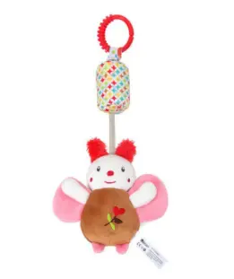 Cartoon plush wind chime pendant