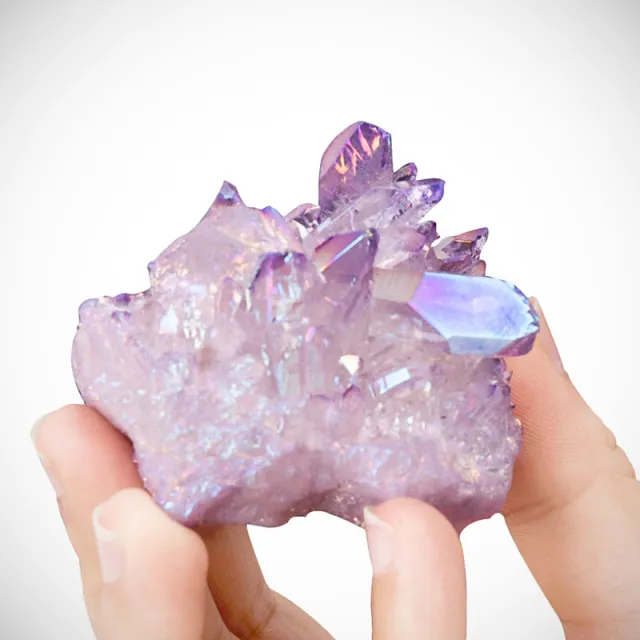 Natural Blue Crystal Cluster Original Stone Purple - Shop at LoveMi
