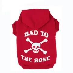 Pet dog clothes padded warm sweater - Red - View 1
