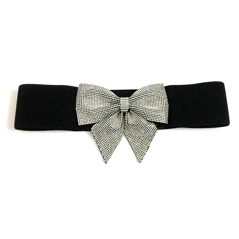 Bowknot wide waist belt