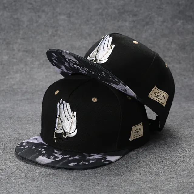 Flat eaves men's hip hop hat Hands - Shop at LoveMi